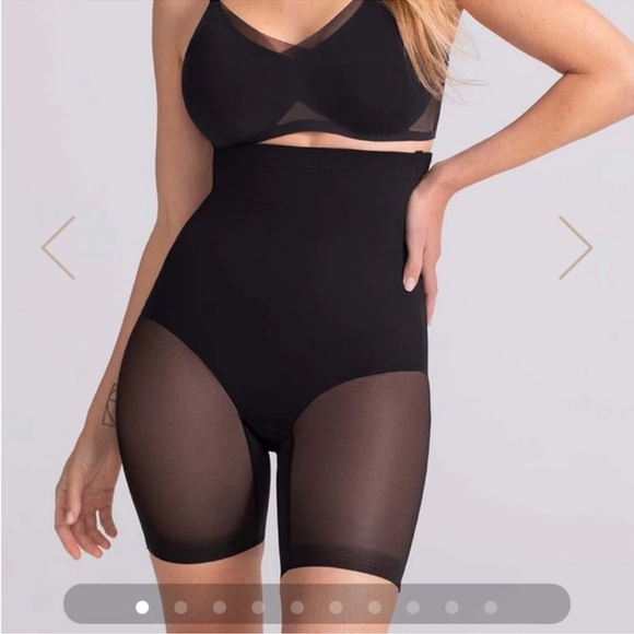Honeylove super power Black Shapewear Shorts - Picture 1 of 6